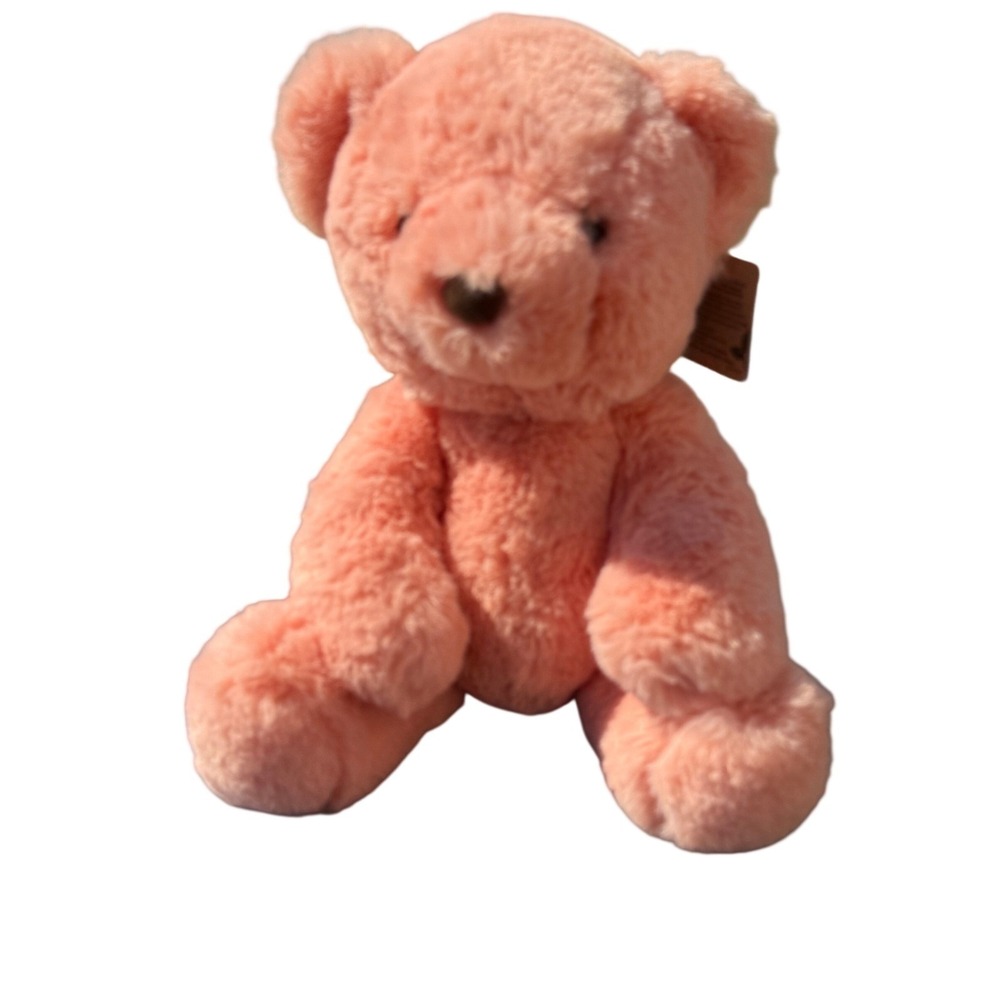 Aurora World Snuggly Gelato Bear Mango color Soft Cuddly Plush Stuffed Animal